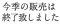 今季の販売は終了いたしました